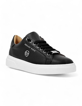 Tenis De Piel Philipp Plein Hexago Para Hombre