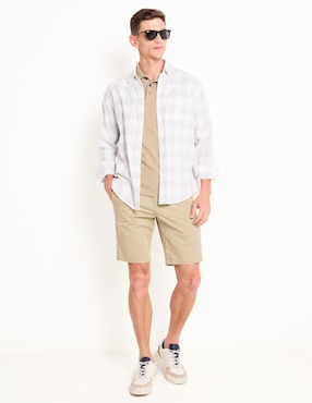 Bermuda Scappino de algodón para hombre