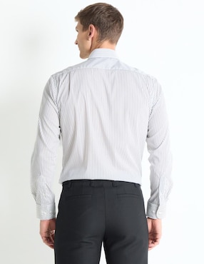 Camisa casual Scappino de algodón manga larga para hombre