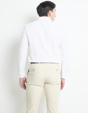 Camisa casual Scappino de algodón manga larga para hombre