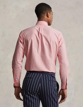 Camisa de vestir Polo Ralph Lauren de algodón manga larga para hombre