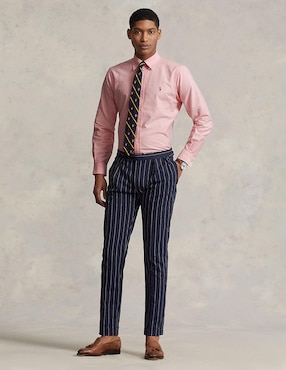 Camisa de vestir Polo Ralph Lauren de algodón manga larga para hombre