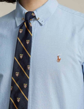 Camisa casual Polo Ralph Lauren de algodón manga larga para hombre