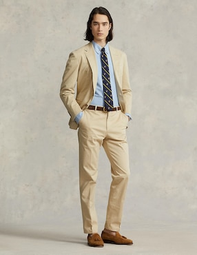 Camisa casual Polo Ralph Lauren de algodón manga larga para hombre