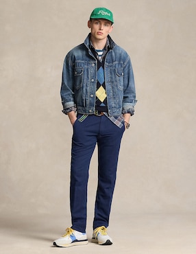 Pantalón de vestir regular Polo Rl de algodón para hombre