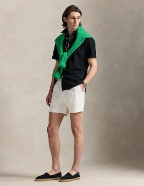 Camisa casual Polo Ralph Lauren de algodón manga corta para hombre