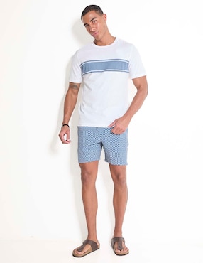 Playera Faherty cuello redondo para hombre