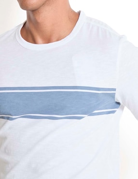 Playera Faherty cuello redondo para hombre