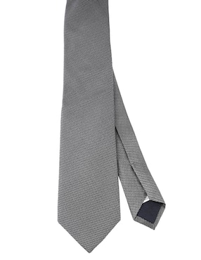 Corbata Scappino regular de seda estampado a cuadros para hombre