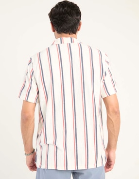 Sobrecamisa casual Faherty de algodón manga corta para hombre