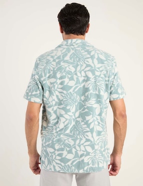 Sobrecamisa casual Faherty de algodón manga corta para hombre