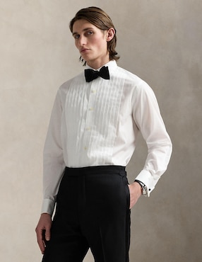 Camisa de vestir Polo Ralph Lauren de algodón manga larga para hombre