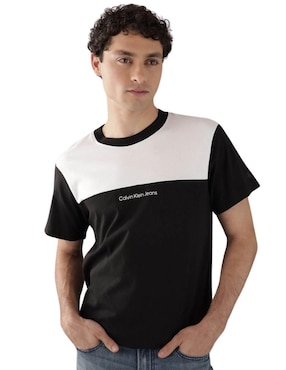 Playera Calvin Klein Jeans Cuello Redondo Para Hombre