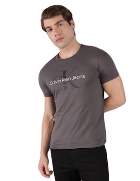 Playera Calvin Klein Jeans Cuello Redondo Para Hombre