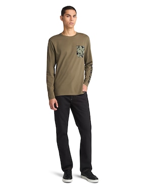 Pantalón regular Timberland de algodón para hombre