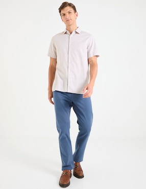 Pantalón regular Nautica de algodón para hombre