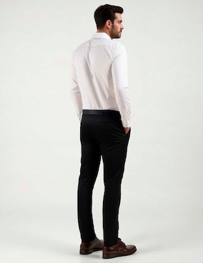 Camisa de vestir Scappino de algodón manga larga para hombre