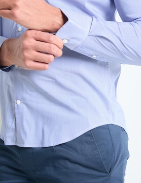 Camisa casual Scappino manga larga para hombre