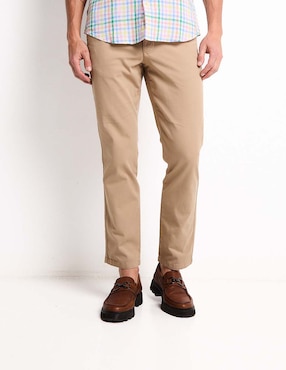 Pantalón chino regular Scappino de algodón para hombre