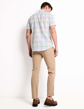 Pantalón chino regular Scappino de algodón para hombre