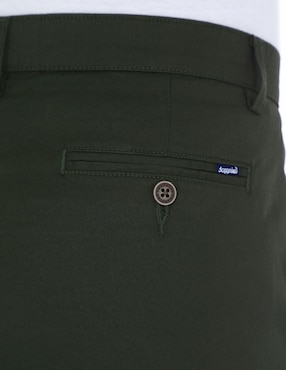 Pantalón business casual regular Scappino de algodón para hombre