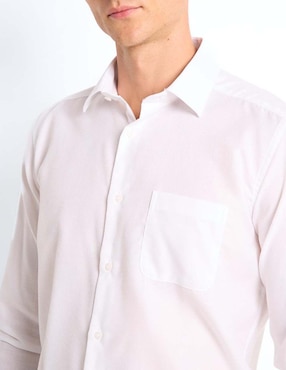 Camisa de vestir Scappino de algodón manga larga para hombre