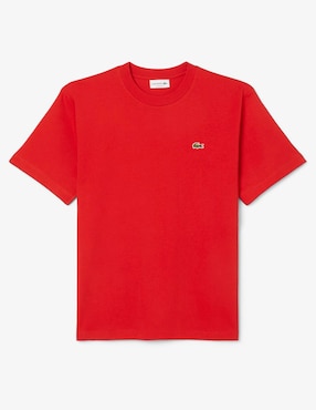 Playera Lacoste Carry Over cuello redondo para hombre