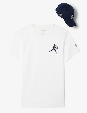 Playera Lacoste cuello redondo para hombre