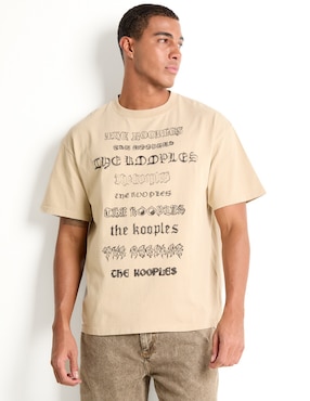 Playera The Kooples cuello redondo para hombre