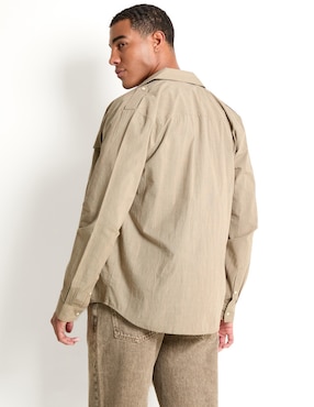 Sobrecamisa casual The Kooples de algodón manga larga para hombre