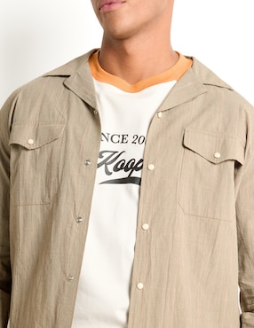 Sobrecamisa casual The Kooples de algodón manga larga para hombre