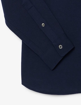 Camisa casual Lacoste de algodón manga larga para hombre