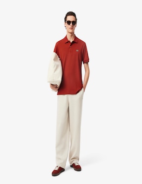 Playera tipo polo Lacoste Carry Overpara hombre