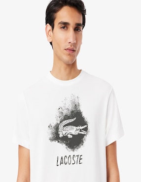Playera Lacoste Core Performance cuello redondo para hombre