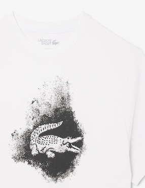 Playera Lacoste Core Performance cuello redondo para hombre