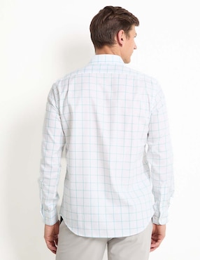 Camisa de vestir Scappino de algodón manga larga para hombre