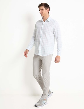 Camisa de vestir Scappino de algodón manga larga para hombre