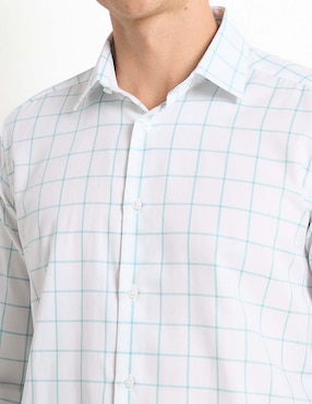Camisa de vestir Scappino de algodón manga larga para hombre