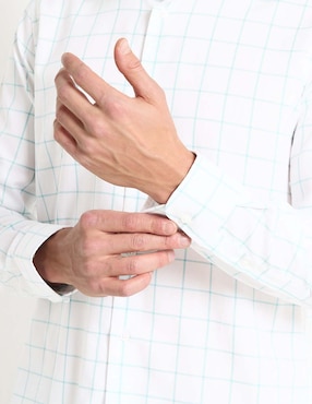 Camisa de vestir Scappino de algodón manga larga para hombre
