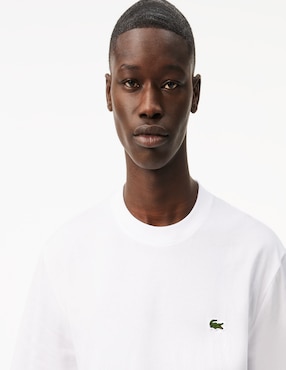 Playera Lacoste Carry Over cuello redondo para hombre