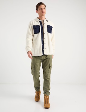 Sobrecamisa casual Nautica manga larga para hombre