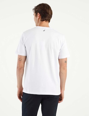 Playera Nautica cuello redondo para hombre