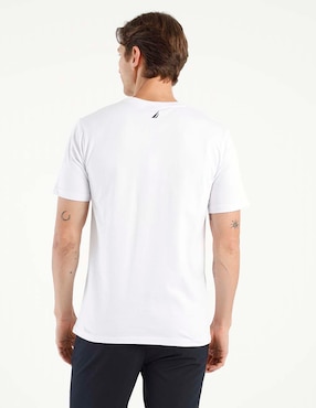 Playera Nautica cuello redondo para hombre