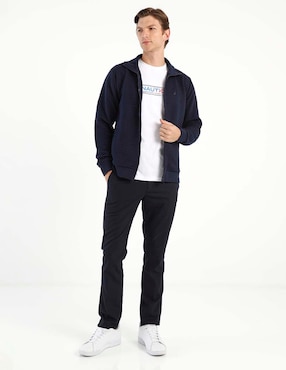 Playera Nautica cuello redondo para hombre
