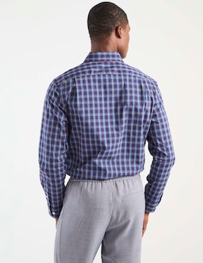 Camisa casual Nautica manga larga para hombre
