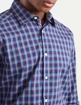 Camisa casual Nautica manga larga para hombre
