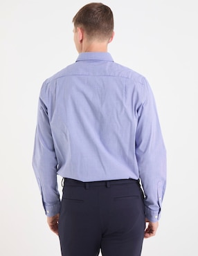 Camisa de vestir Nautica de algodón manga larga para hombre