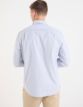 Camisa casual Nautica manga larga para hombre