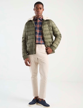 Camisa casual Nautica manga larga para hombre