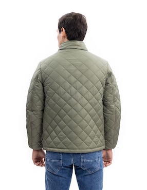 Chamarra acolchada Nautica Jeans impermeable con bolsillos para hombre